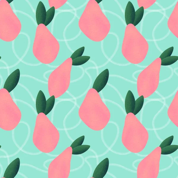 Patrón de fruta sin costura de limón para telas y textiles y embalaje y regalos y tarjetas y ropa de cama —  Fotos de Stock