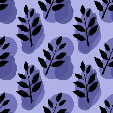 Kumaş ve tekstil yaprakları için kusursuz desen