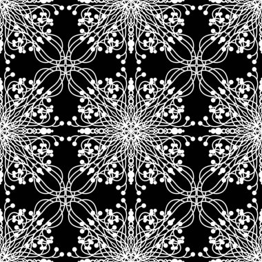 Kumaşlar, tekstil ve çarşaflar için kar taneleri olan kusursuz kış deseni 