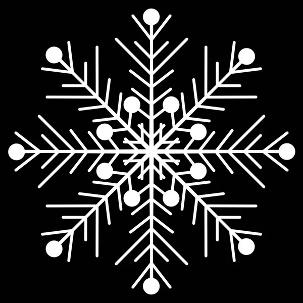 Floco de neve de inverno para tecidos e têxteis e lençóis e cartões — Fotografia de Stock