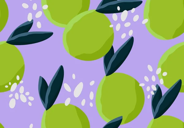 Wzór bez szwu owocowy z pomarańczami do tkanin i tekstyliów — Zdjęcie stockowe