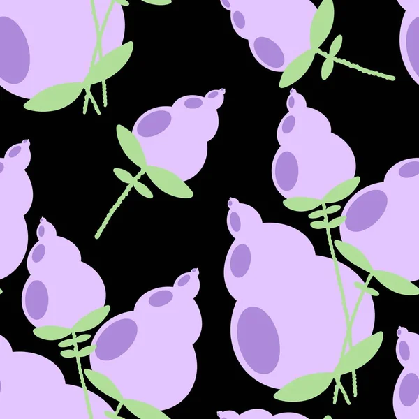 Patrón geométrico floral sin costura con flor para papel pintado y telas y textiles — Foto de Stock