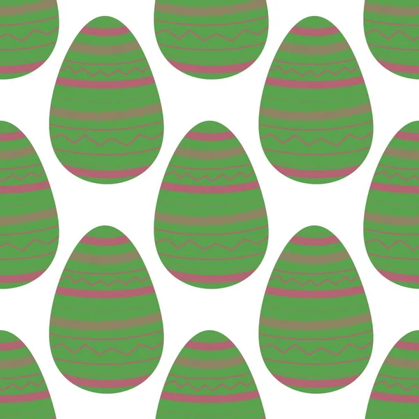 Easter seamless pattern with eggs for wallpaper and fabrics and textiles and packaging and gifts — Stock Photo, Image