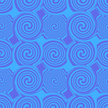 Kumaşlar, tekstil, ambalajlar, hediyeler, kartlar ve çarşaflar için sarmal desenli kusursuz bir düzen. 