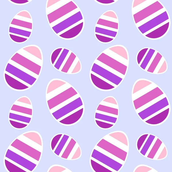 Easter seamless pattern with eggs for wallpaper and fabrics and textiles and packaging and gifts — Stock Photo, Image