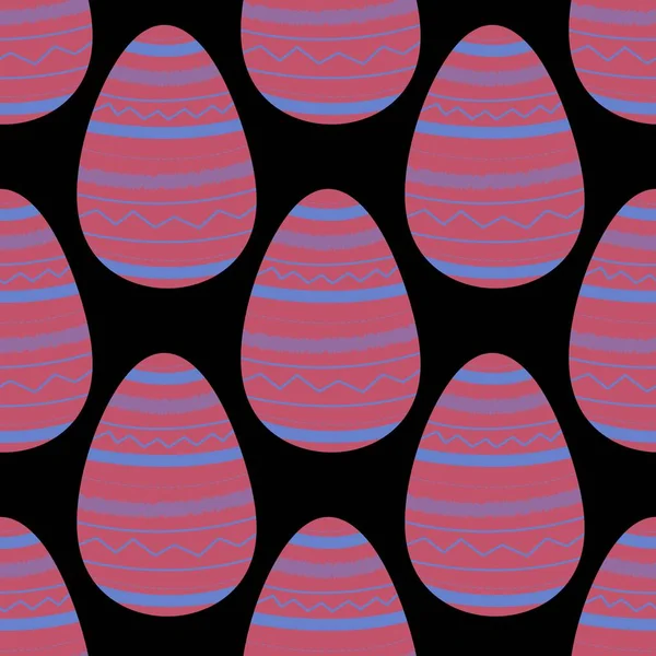 Easter seamless pattern with eggs for wallpaper and fabrics and textiles and packaging and gifts — Stock Photo, Image