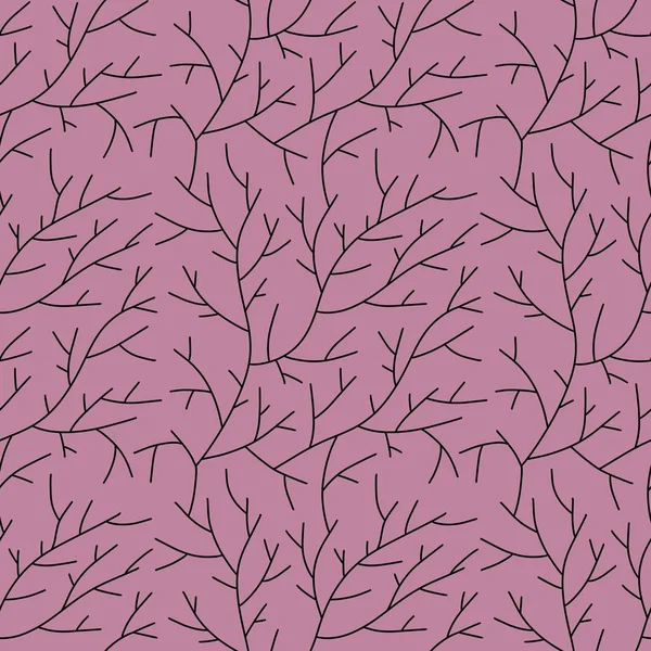 Цветочный узор с листьями, ягодами и семенами для тканей и текстиля — стоковое фото