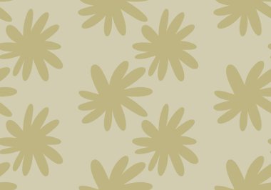 Kumaşlar, tekstil ve ambalaj için çiçekli basit, pürüzsüz desen 