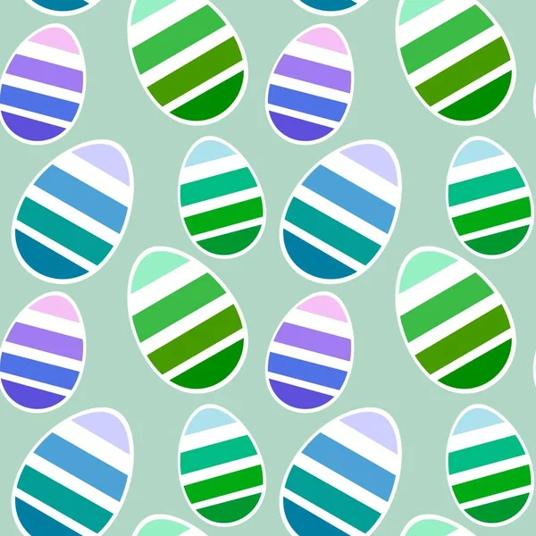 Easter seamless pattern with eggs for wallpaper and fabrics and textiles and packaging and gifts — Stock Photo, Image