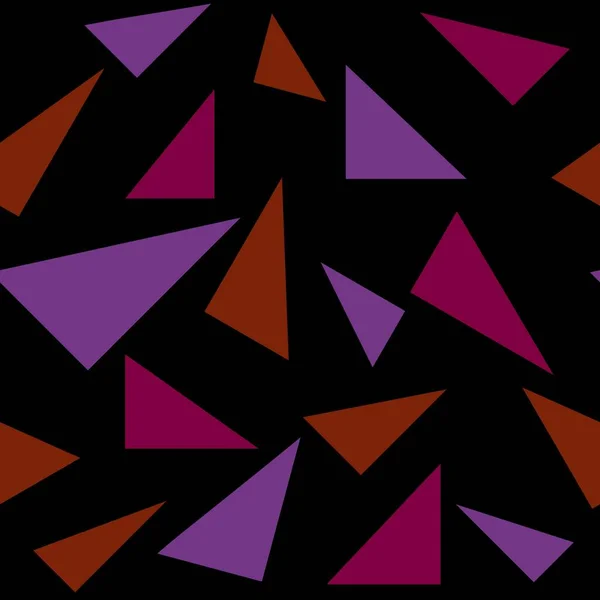 Цветной простой треугольный узор для тканей и текстиля, упаковки и подарков — стоковое фото