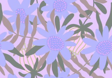 Kumaş, tekstil ve ambalaj için çiçek desenli çiçek deseni 