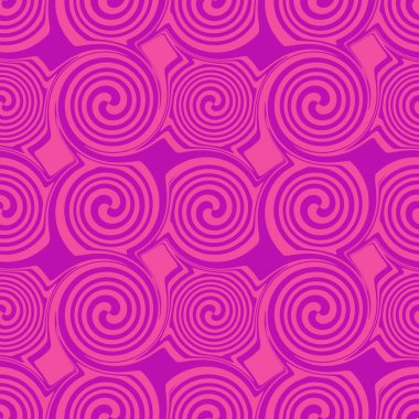 Kumaşlar, tekstil, ambalajlar, hediyeler, kartlar ve çarşaflar için sarmal desenli kusursuz bir düzen. 