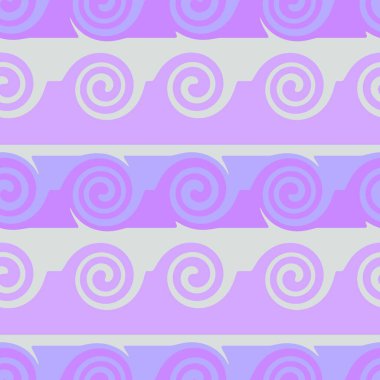 Kumaşlar, tekstil, ambalajlar, hediyeler, kartlar ve çarşaflar için sarmal desenli kusursuz bir düzen. 