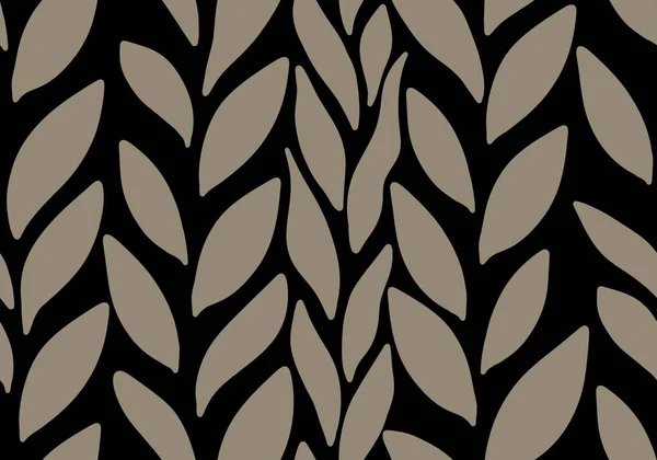 Абстрактный бесшовный рисунок с листьями для тканей, текстиля и упаковки — стоковое фото