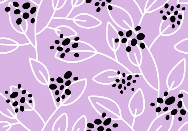 Jednoduchý květinový vzor s květinami pro tkaniny a textilie a obaly — Stock fotografie