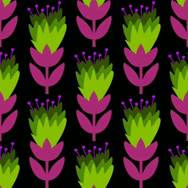 Duvar kâğıdı, kumaş ve tekstil için çiçekli Geometrik dikişsiz desen