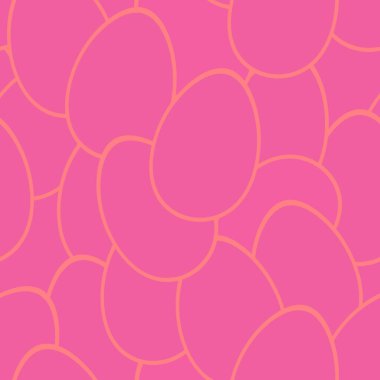 Duvar kağıdı, kumaş, tekstil, ambalaj ve hediyeler için yumurtaları olan paskalya pürüzsüz deseni. 