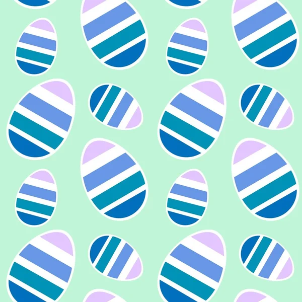 Easter seamless pattern with eggs for wallpaper and fabrics and textiles and packaging and gifts — Stock Photo, Image