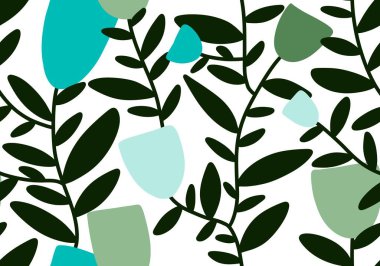 Kumaş, tekstil ve ambalaj için çiçek desenli çiçek deseni 