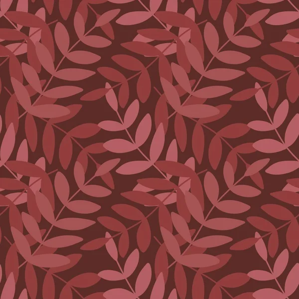 Seamless pattern with leaves for fabrics and textiles — Stock Photo, Image