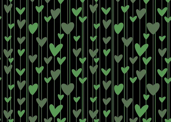 Seamless valentines pattern with hearts for postcard and gifts and cards — Stock Photo, Image