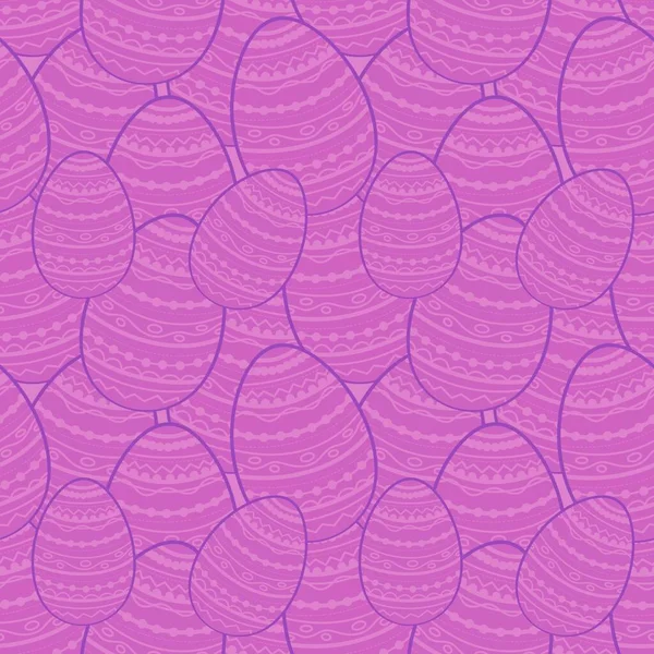 Пасхальный бесшовный узор с яйцами для обоев и тканей, текстиля, упаковки и подарков — стоковое фото
