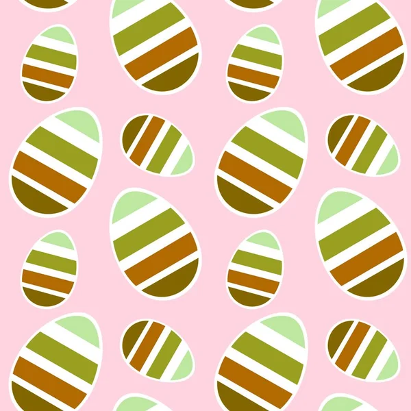 Easter seamless pattern with eggs for wallpaper and fabrics and textiles and packaging and gifts — Stock Photo, Image