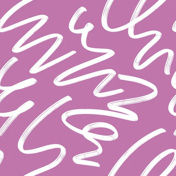 Nahtloses Muster mit Markern Linienkunst für Stoffe und Textilien und Verpackungen und Geschenke und Karten und Bettwäsche und Kinder — Stockfoto