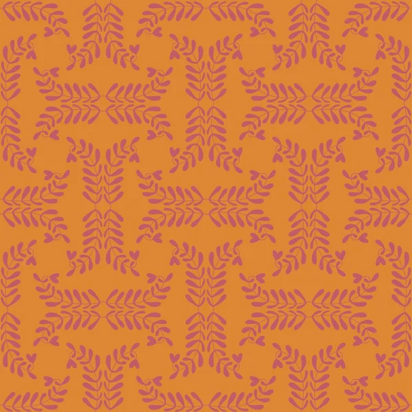 Seamless pattern with leaves for fabrics and textiles — Stock Photo, Image