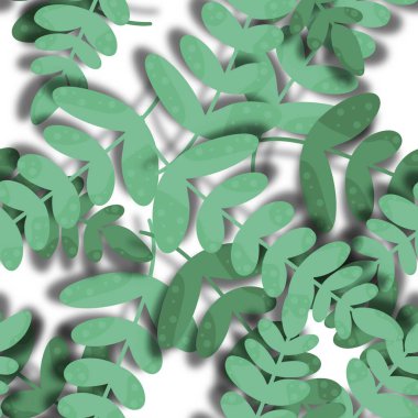 Kumaş ve tekstil yaprakları için kusursuz desen