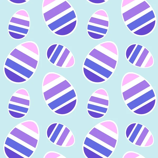 Easter seamless pattern with eggs for wallpaper and fabrics and textiles and packaging and gifts — Stock Photo, Image