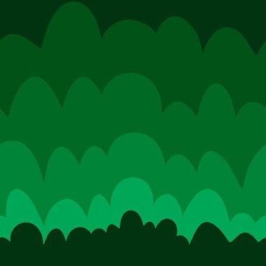 Duvar kağıtları, kumaşlar, ambalajlar, çarşaflar ve çocuklar için karikatür bulutlarıyla kusursuz dalga desenleri.