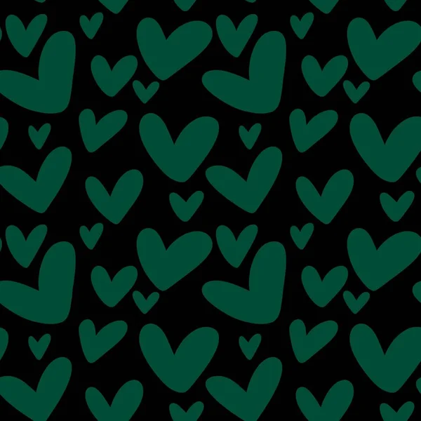 Seamless valentines pattern with hearts for postcard and gifts and cards — Stock Photo, Image