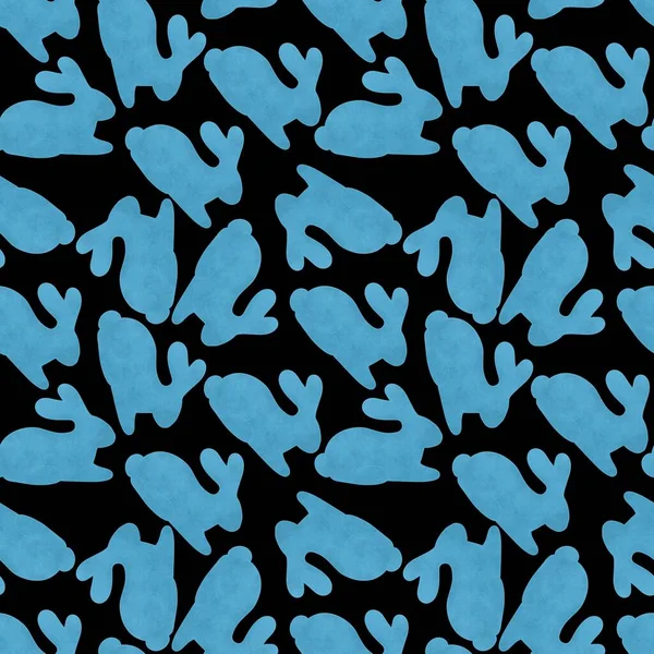 Easter seamless pattern with rabbit for wallpaper and fabrics and textiles and linens and wrapping paper — 图库照片