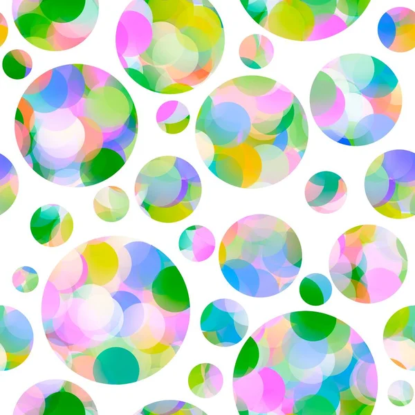 Patrón de burbuja círculo sin costura abstracto para telas y textiles y embalaje y regalos y tarjetas y ropa de cama y niños —  Fotos de Stock