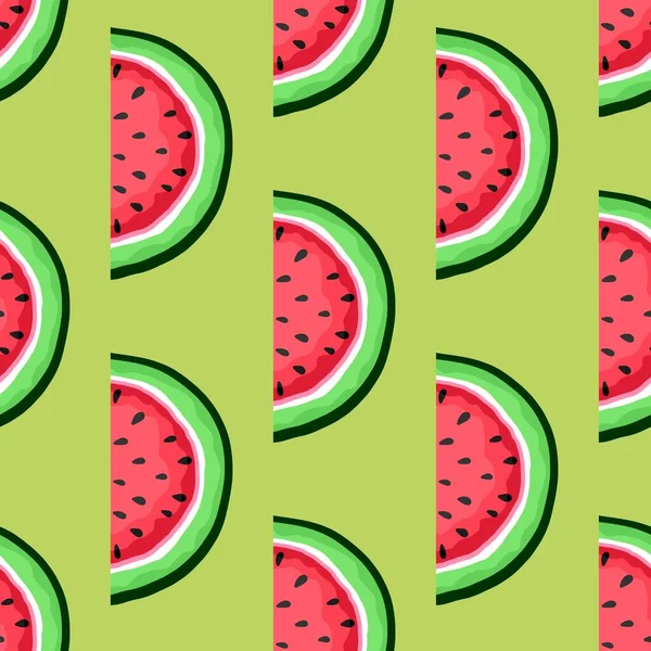 Summer seamless watermelon pattern for fabrics and textiles and packaging and gifts and cards and linens and kids — Stock Photo, Image