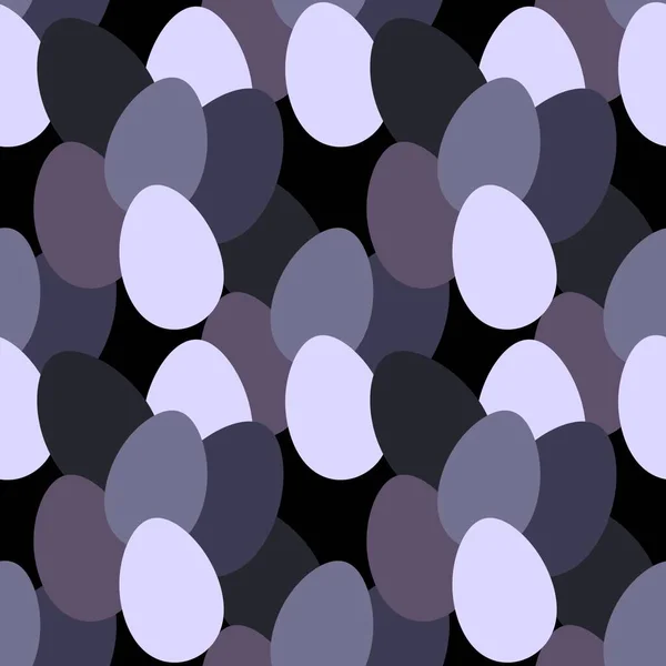 Пасхальний безшовний візерунок з яйцями для шпалер, тканин, текстилю, упаковки та подарунків — стокове фото