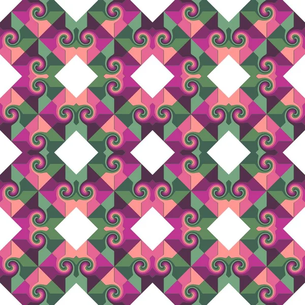 Patrón espiral sin costura zigzag abstracto para telas y textiles y embalaje y regalos y tarjetas y ropa de cama y niños —  Fotos de Stock