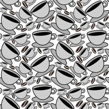 Kumaşlar, tekstil, ambalajlar, çarşaflar, çocuklar ve ambalaj kağıtları için kusursuz bir fincan kahve.