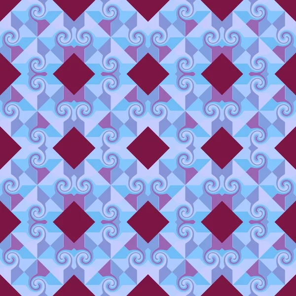 Abstract zigzag seamless spiral pattern for fabrics and textiles and packaging and gifts and cards and linens and kids — Zdjęcie stockowe