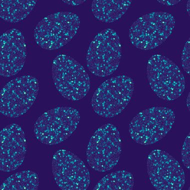 Parlak Paskalya yumurtaları kumaşlar, ambalajlar, hediyeler, kartlar, çocuklar ve ambalaj kağıtları için kusursuz desenler.