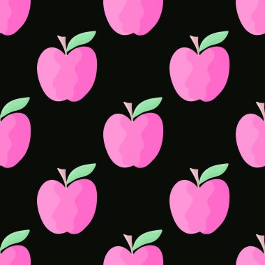 Hediyeler için elmalı, kusursuz meyve deseni.