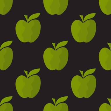 Hediyeler için elmalı, kusursuz meyve deseni.