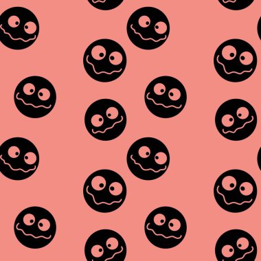 Çocuklar, hediyeler, kartlar, çarşaflar, kumaşlar, tekstil ve ambalajlar için sevimli yüzler.