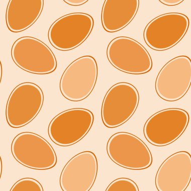 Duvar kağıdı, kumaş, tekstil, ambalaj ve hediyeler için yumurtaları olan paskalya pürüzsüz deseni. 