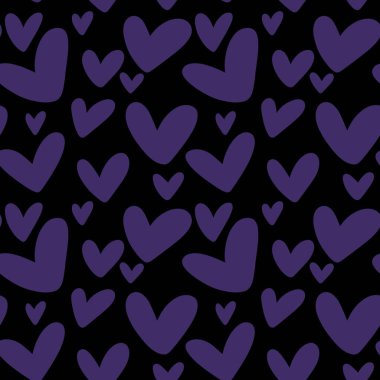 Kartpostallar, hediyeler ve kartpostallar için kalpleri olan kusursuz sevgililer günü desenleri. 