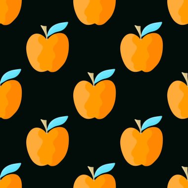 Hediyeler için elmalı, kusursuz meyve deseni.