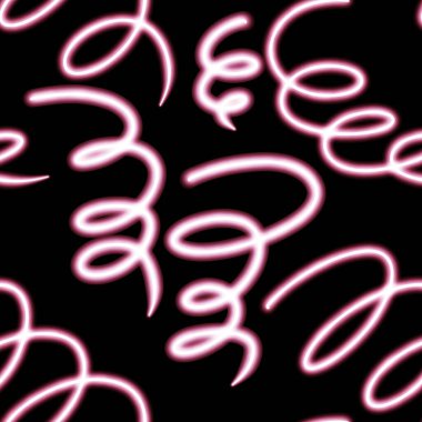 Tekstil ve ambalajlar, hediyeler, çarşaflar ve çocuklar ve ambalaj kağıtları için soyut, dikişsiz neon çizgiler.