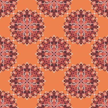 Kumaşlar, tekstil ve çarşaflar için kar taneleri olan kusursuz kış deseni 