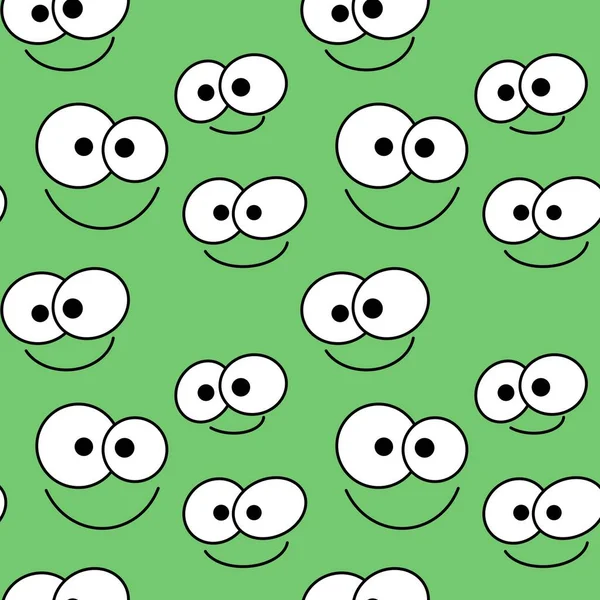 Kids seamless cute face pattern for fabrics and textiles and packaging and gifts and kids and wrapping paper — Stock Photo, Image
